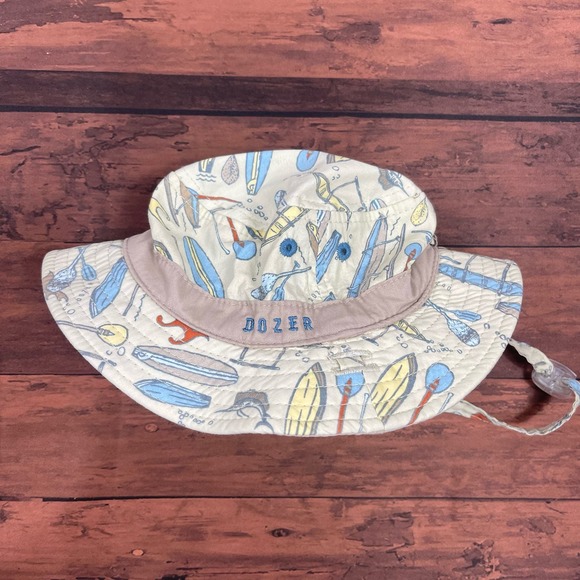 Dozer Baby Tan Water Activities Reversible Bucket Hat Size 44cm (0-12 mo) - Picture 4 of 5